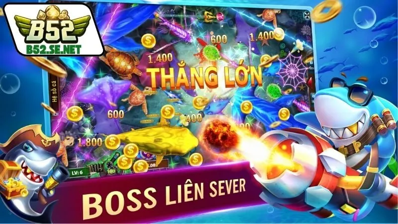 Bắn cá B52 - Trải nghiệm hành trình săn cá kịch tính 10 ban-ca-b52