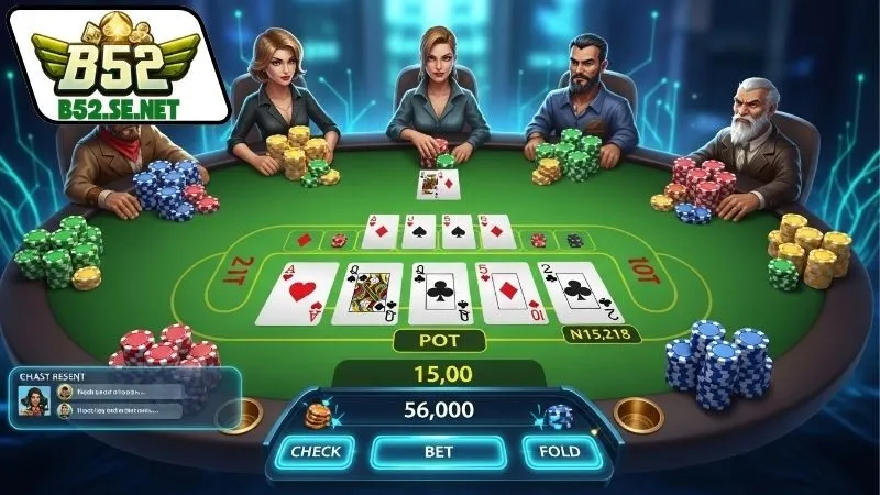 Texas Poker B52 - Trải Nghiệm Chơi Poker Cực Đỉnh 1 texas-poker-b52